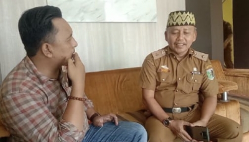 Ketua LSM AKSI Datangi Inspektorat Lamtim Pertanyakan Hasil Penyelidikan Dana Desa