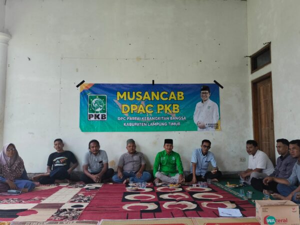 DPC PKB Lampung Timur Gelar Musancab DPAC Mataram Baru, Pilih Kepengurusan Baru